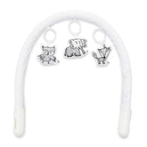 DockATot Deluxe+ Dock Toy Arch and Cheeky Chums Toy Set, Pristine White - ANB Baby